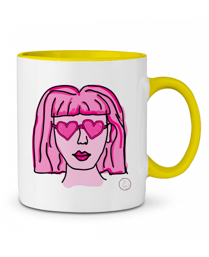 Mug bicolore Fuccia Juanalaloca