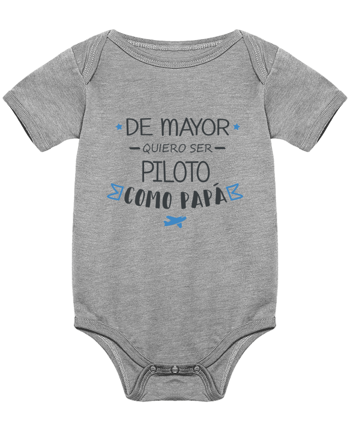 Body bébé De mayor quiero ser piloto como papa par tunetoo