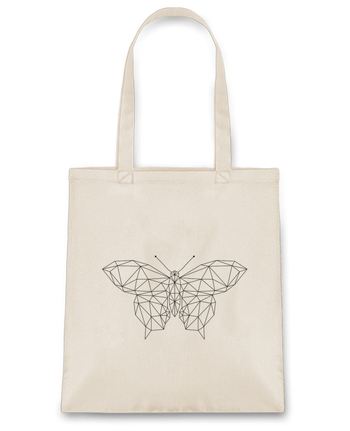 Tote Bag cotton Butterfly geometric by /wait-design