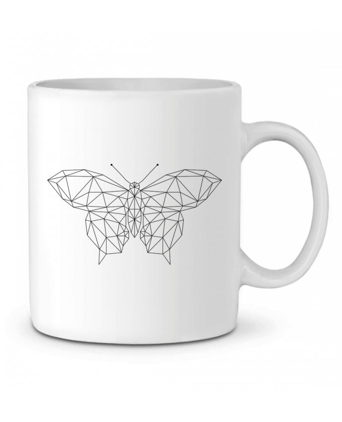 Ceramic Mug Butterfly geometric by /wait-design