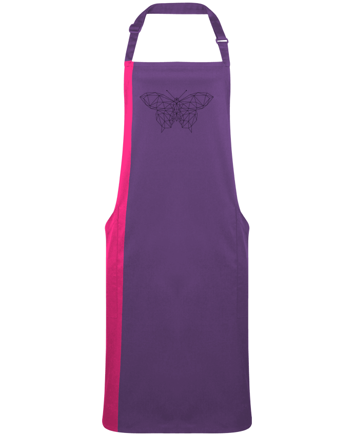 Tablier bicolore Butterfly geometric par  /wait-design
