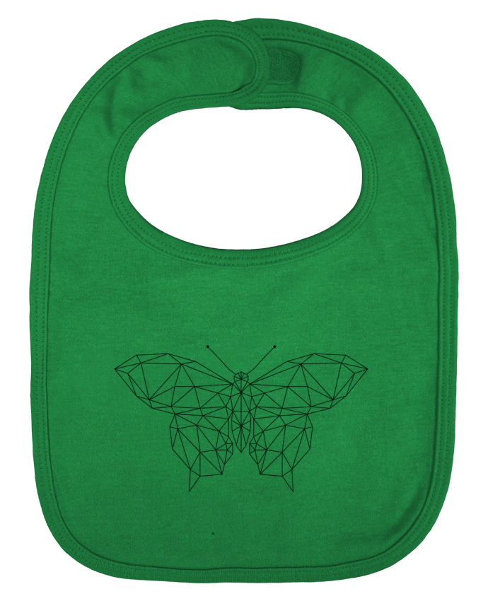 Babero Liso y Contrastado Butterfly geometric por /wait-design