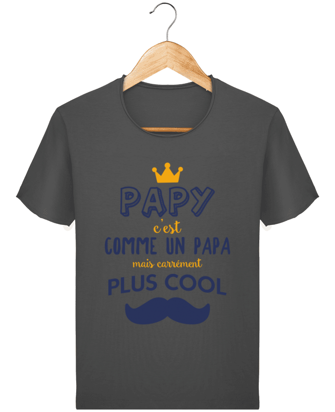 T-shirt Men Stanley Imagines Vintage Papy comme un papa en plus cool by tunetoo