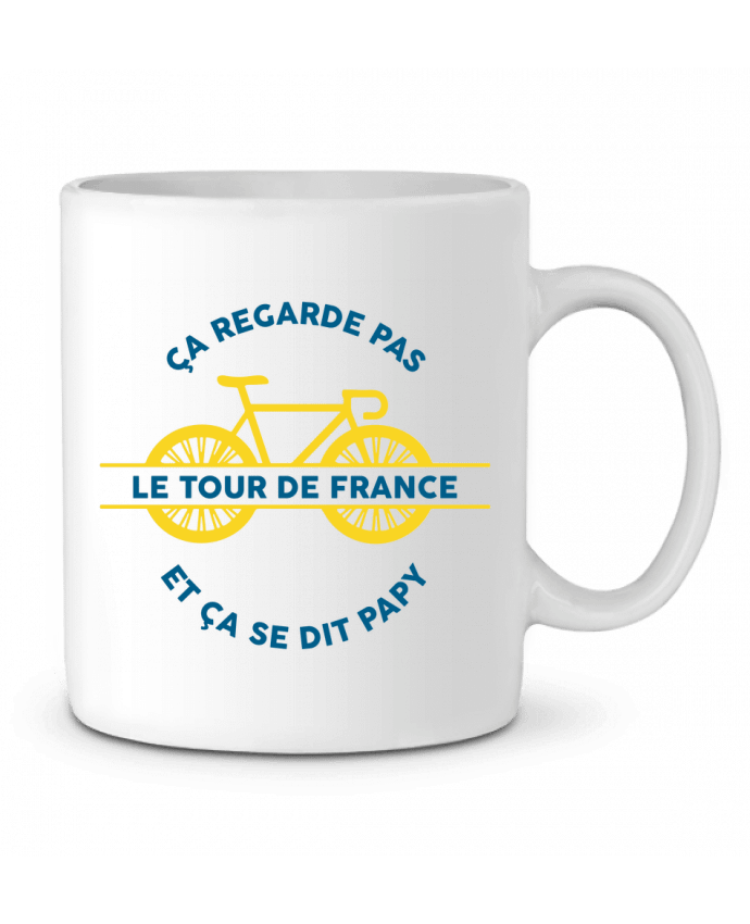 Ceramic Mug Papy - Tour de France by tunetoo
