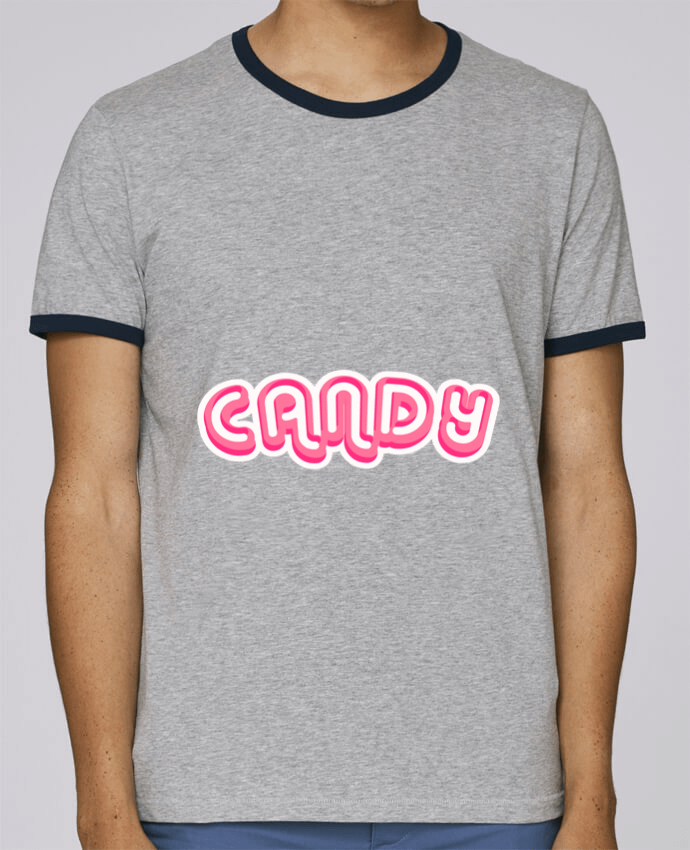 Stanley Contrasting Ringer T-Shirt Holds Candy pour femme by Fdesign