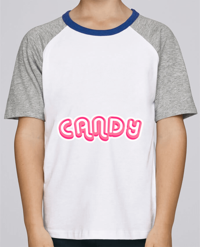 T-shirt enfant Baseball Candy par Fdesign