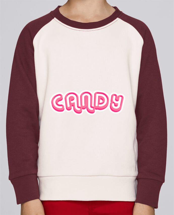 Sweatshirt Kids Round Neck Stanley Mini Contrast Candy by Fdesign