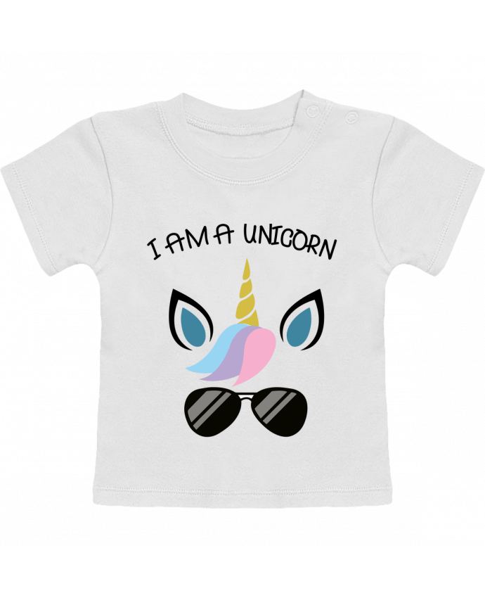 Camiseta Bebé Manga Corta i am a unicorn manches courtes du designer jorrie