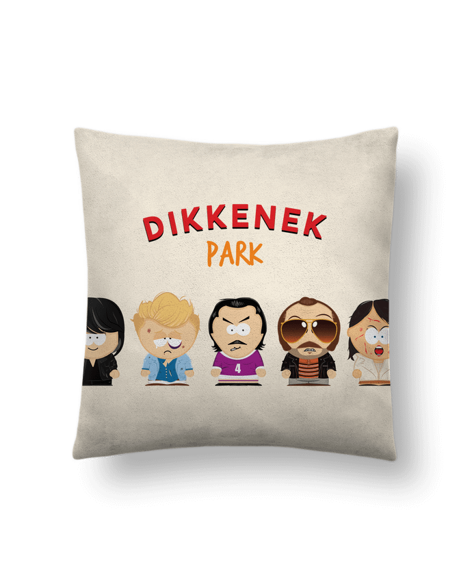 Coussin suédine DIKKENEK PARK par PTIT MYTHO