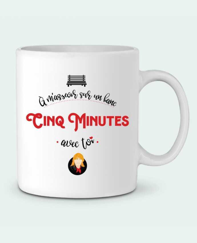 Ceramic Mug RENAUD 5 MINUTES AVEC TOI by PTIT MYTHO