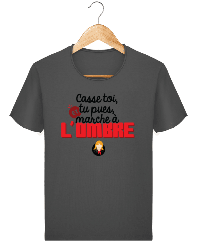  T-shirt Homme vintage Renaud Casse toi, tu pues et marche à l'ombre par PTIT MYTHO