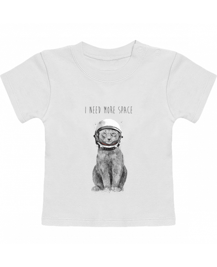 T-shirt bébé I need more space manches courtes du designer Balàzs Solti