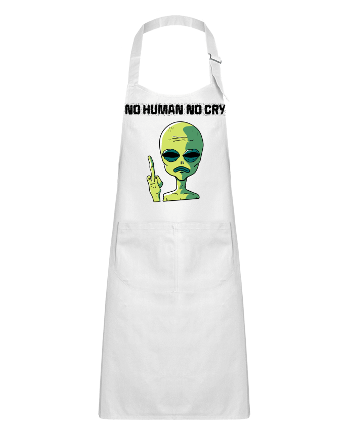 Tablier Enfant No human no cry par jorrie