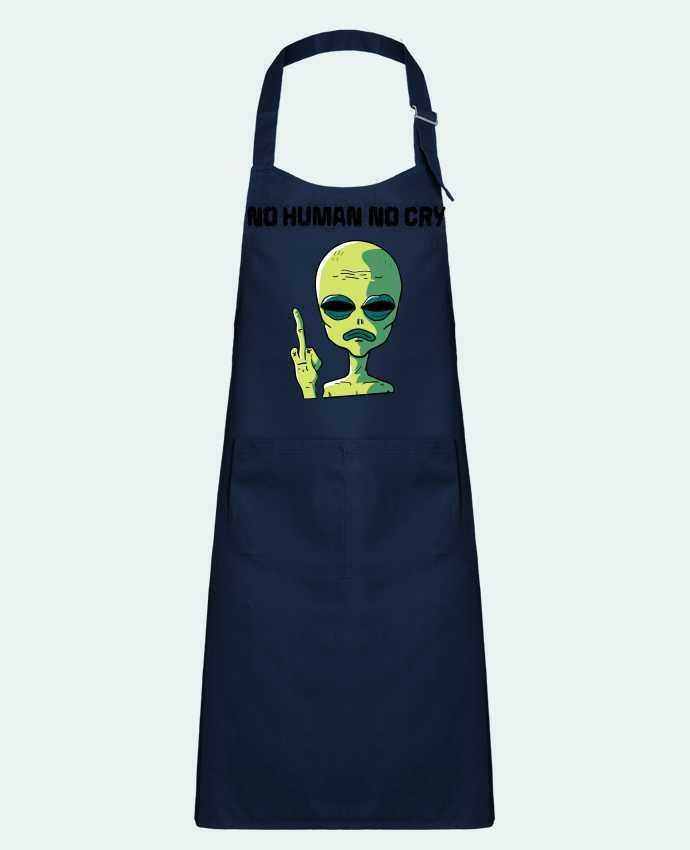Kids chef pocket apron No human no cry by jorrie