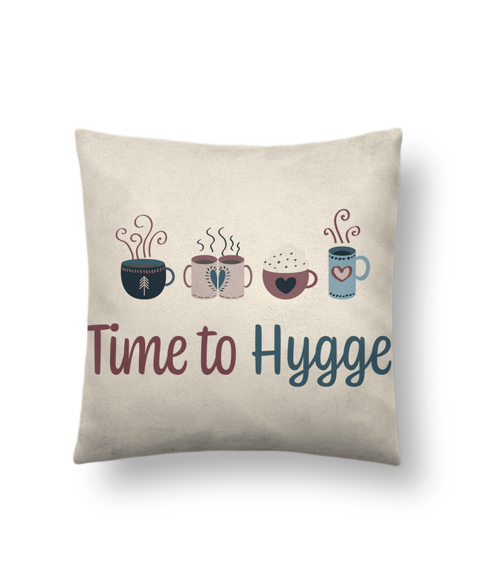 Coussin suédine Time to Hygge par lola zia