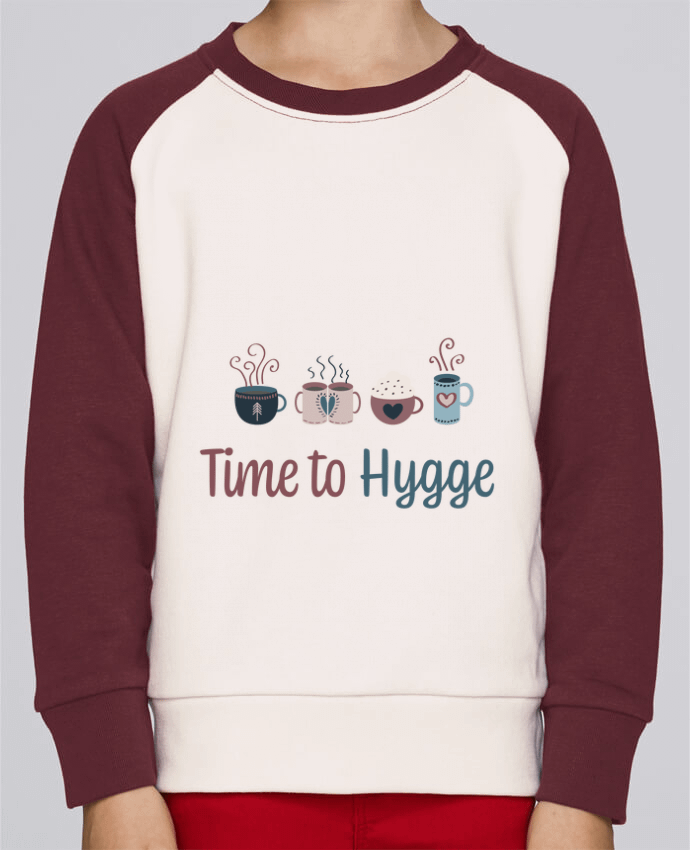 Sweatshirt Kids Round Neck Stanley Mini Contrast Time to Hygge by lola zia