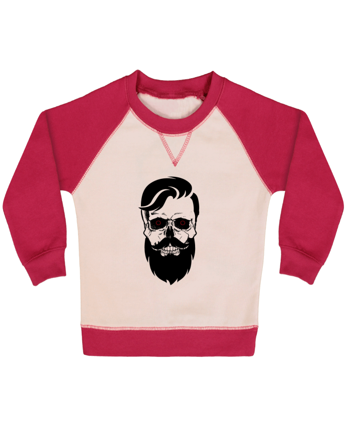 Sweatshirt Baby crew-neck sleeves contrast raglan Dead gentelman by designer26