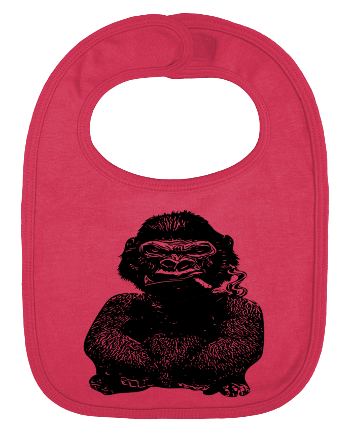 Bavoir bébé uni Gorille par David