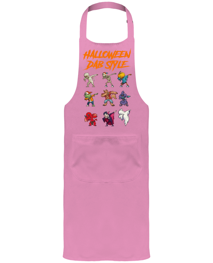 Garden or Sommelier Apron with Pocket HALLOWEEN DAB STYLE by fred design