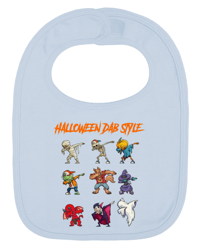 Bavoir bébé uni HALLOWEEN DAB STYLE par fred design