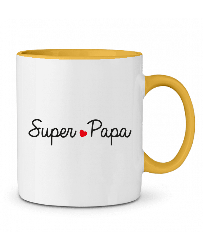 Two-tone Ceramic Mug Super Papa Nana