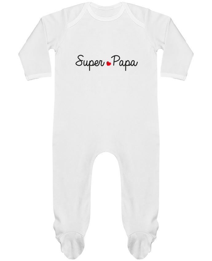 Baby Sleeper long sleeves Contrast Super Papa by Nana