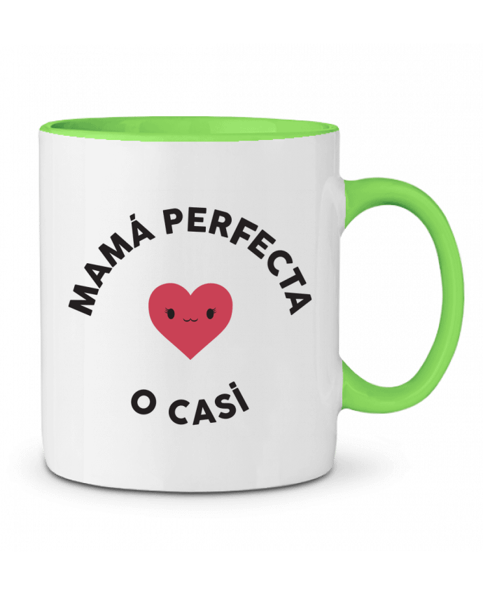 Two-tone Ceramic Mug Mama perfecta o casi tunetoo