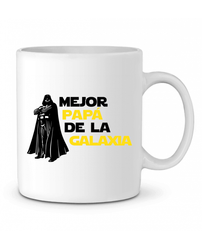 Taza Cerámica Mejor papa de la galaxia por tunetoo