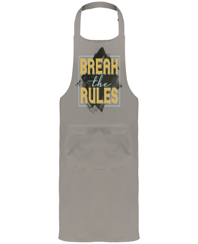 Tablier avec poches Break the rules par Perfect designers