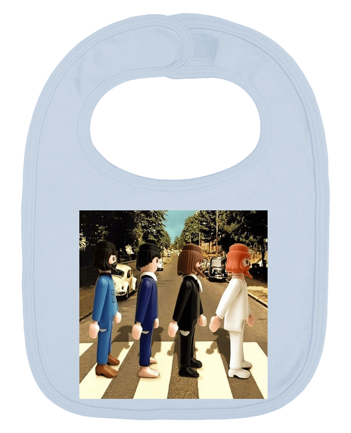 Bavoir bébé uni Playmobil Beatles par Bézaide
