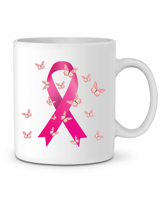Ceramic Mug Lutte contre le cancer by jorrie
