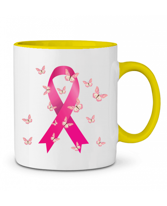 Taza Cerámica Bicolor Lutte contre le cancer jorrie