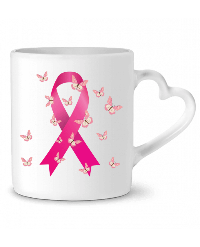 Mug coeur Lutte contre le cancer par jorrie