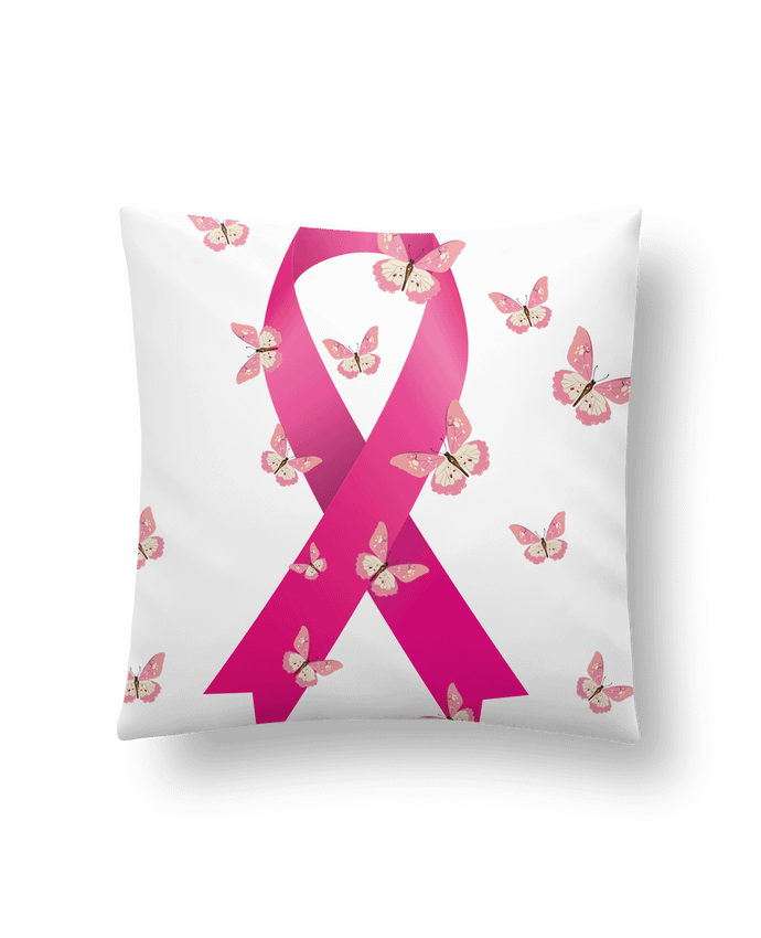 Cushion synthetic soft 45 x 45 cm Lutte contre le cancer by jorrie