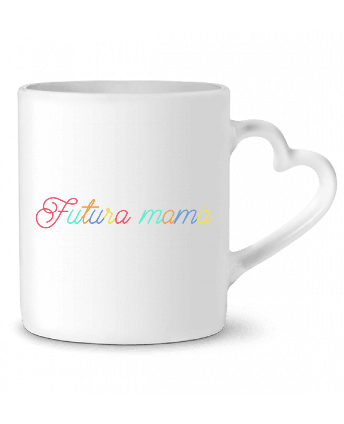 Mug coeur Futura mamà par tunetoo