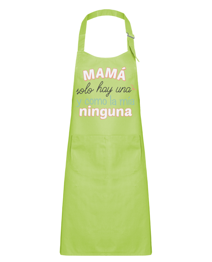 Kids chef pocket apron Mama solo hay una y como la mia ninguna by tunetoo