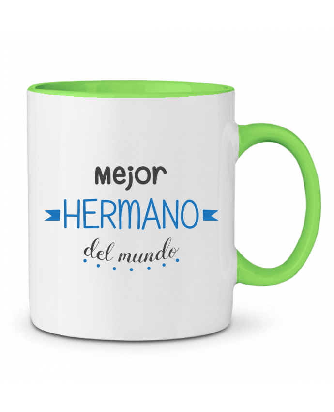 Taza Cerámica Bicolor Mejor hermano del mundo tunetoo