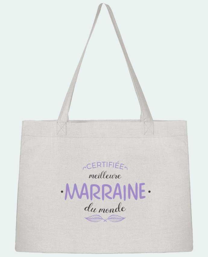 Shopping tote bag Stanley Stella Certifiée meilleure marraine du monde by tunetoo