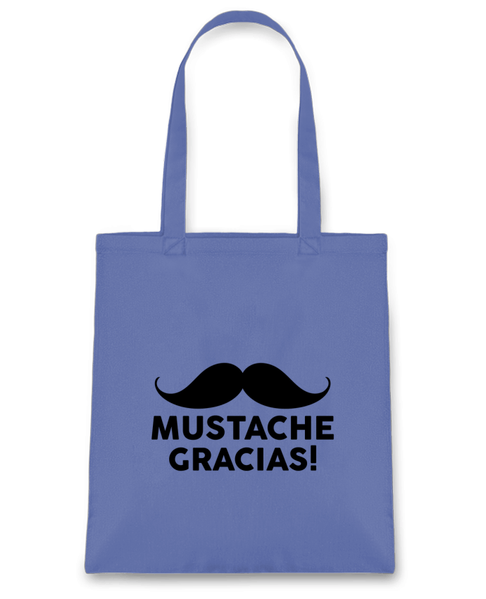 Bolsa de Tela de Algodón Mustache gracias ! por tunetoo