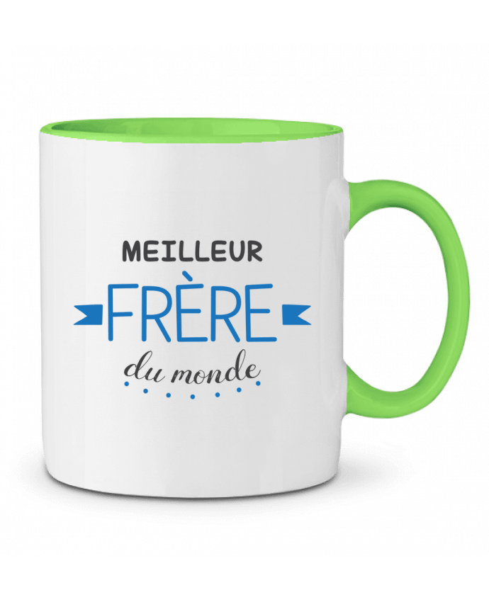 Mug bicolore Meilleur frère du monde tunetoo