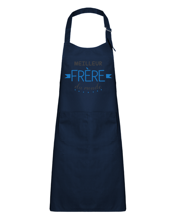 Kids chef pocket apron Meilleur frère du monde by tunetoo