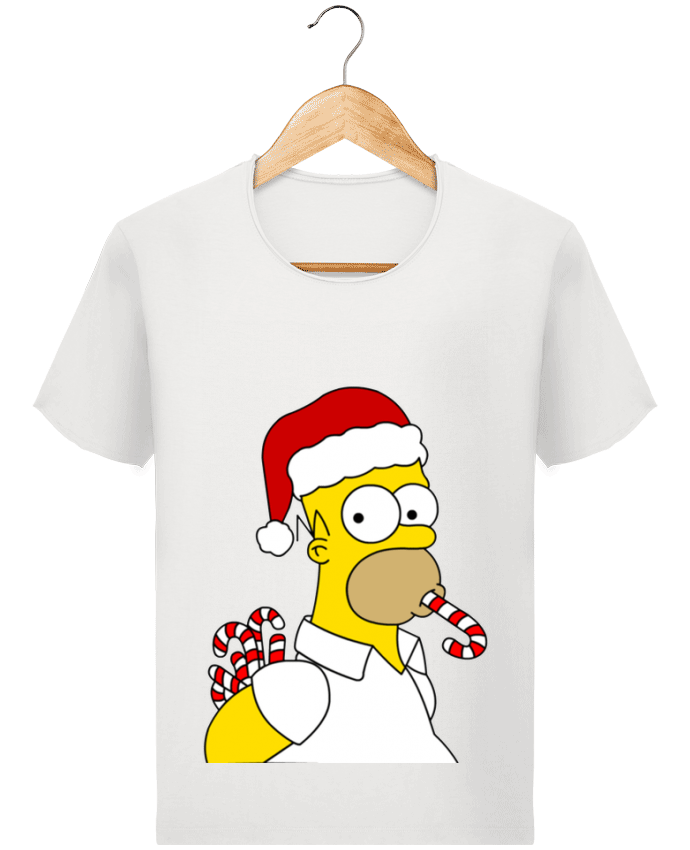  T-shirt Homme vintage Simpson Noël par Forgo