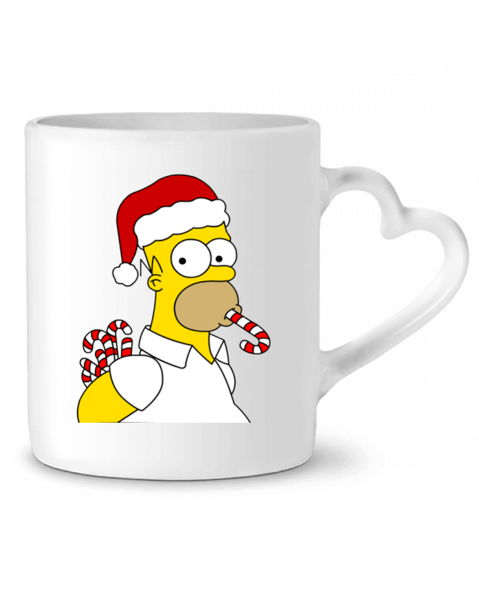 Taza Corazón Simpson Noël por Forgo