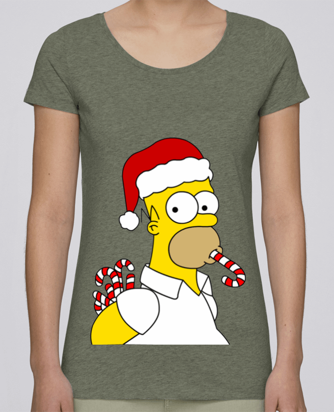 T-Shirt Femme Simpson Noël par Forgo