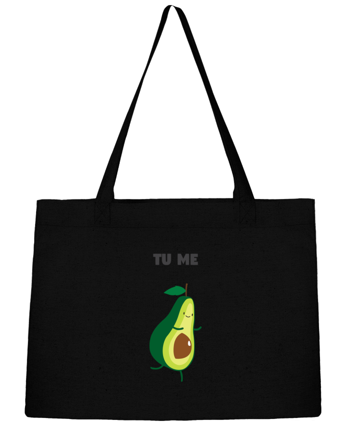 Shopping tote bag Stanley Stella Tu me completas - Avocado by tunetoo