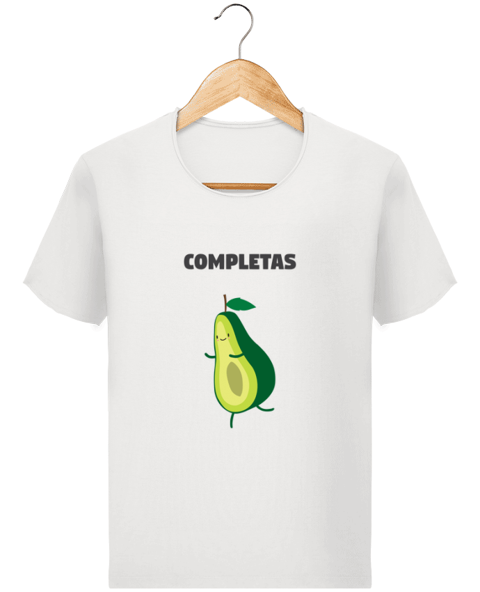  T-shirt Homme vintage Tu me completas - Avocado par tunetoo