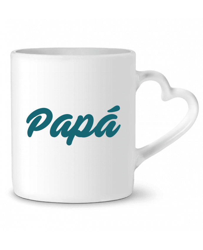 Mug Heart Papá / Niña de papá by tunetoo