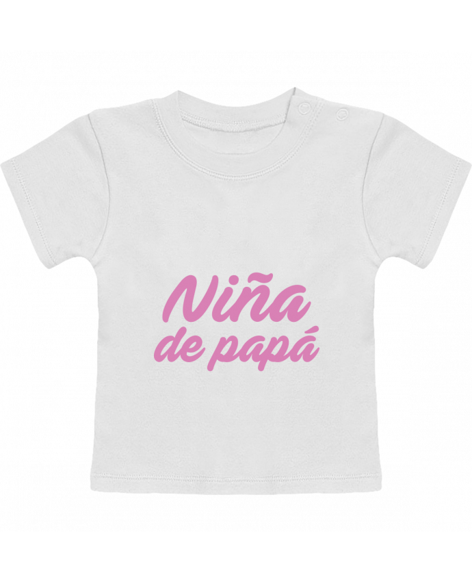 T-shirt bébé Papá / Niña de papá manches courtes du designer tunetoo