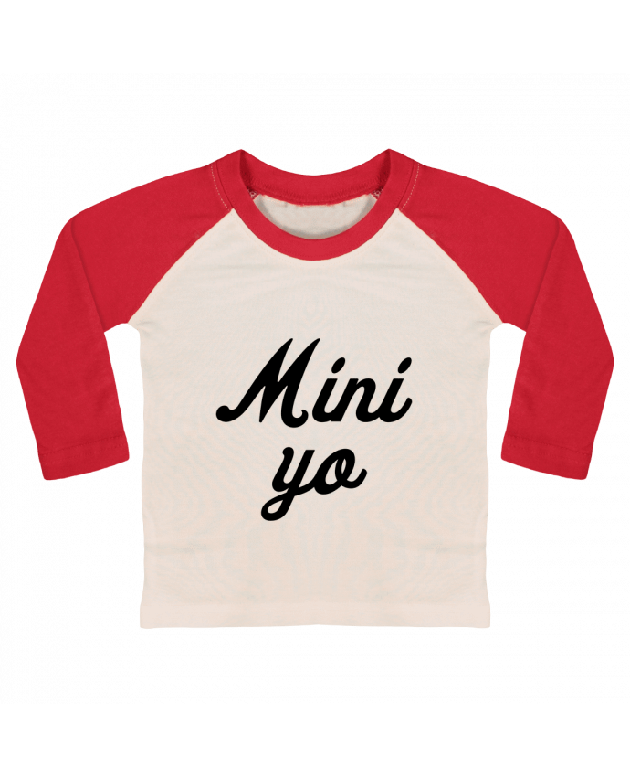 Camiseta Bebé Béisbol Manga Larga Mini yo por tunetoo