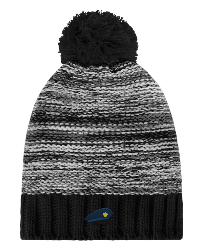 Bonnet pompon slalom Policeman par tunetoo